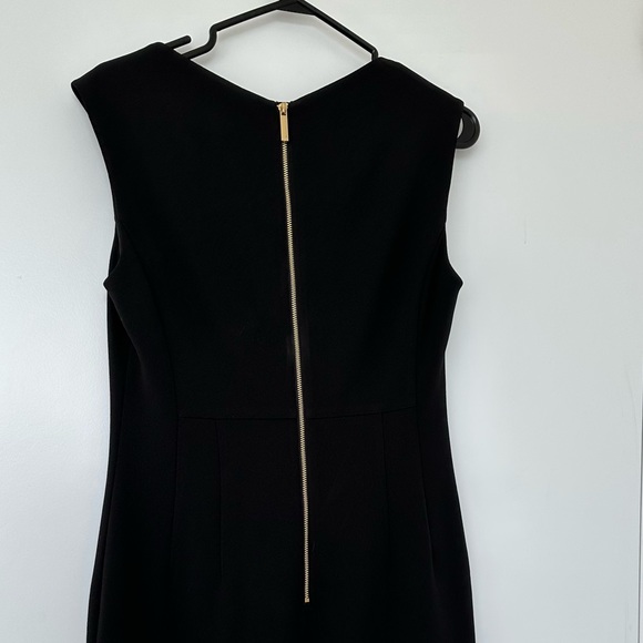 Calvin Klein black midi dress size 6 - Picture 3 of 4